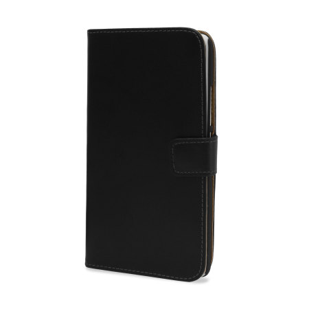 Wallet Case With Credit Cards Slots For HTC One Max - Black