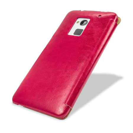 Leather Style Flip Case for HTC One Max - Pink
