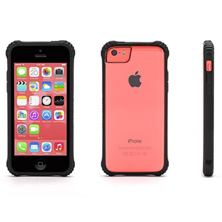 Griffin Survivor Clear for iPhone 5C - Black / Clear