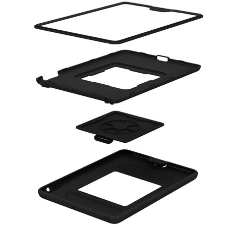 Incipio Capture Dual Layer Case with Handle for iPad Air - Black