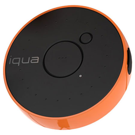 Iqua Spin Bluetooth Earphones - Black / Orange