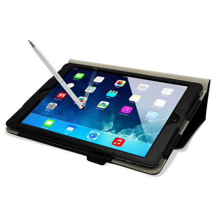 Housse iPad Air Stand and Type – Noire