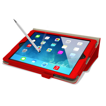 Stand and Type Case for iPad Air - Red