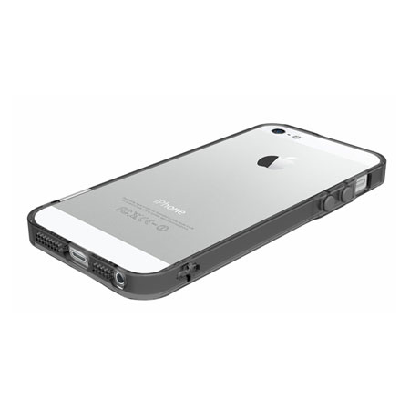 Trekken Wens krijgen Pinlo BLADEdge Bumper Case for iPhone 5S / 5 - Transparent Black