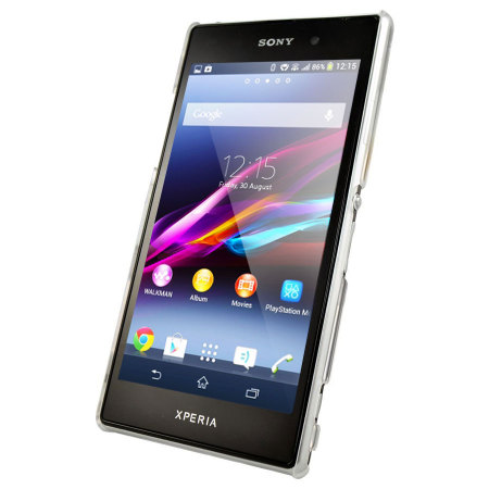 Metal-Slim Hard Case for Sony Xperia Z1 - Transparent