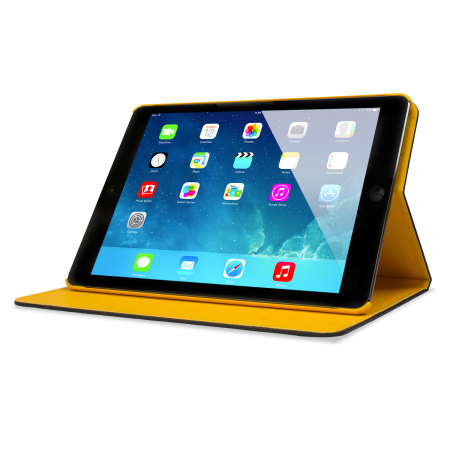 L.LA Case and Stand for iPad Air - Black / Gold