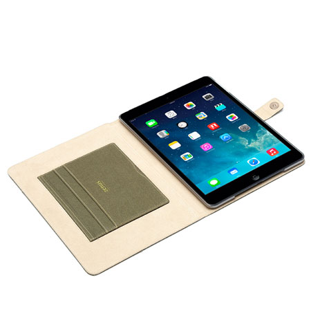 Funda iPad Air Zenus Cambridge Diary - Caqui