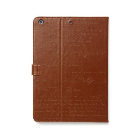 Zenus Lettering Diary for iPad Air - Brown