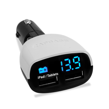 Chargeur Dual USB et indicateur de batterie pour voiture Capdase T2