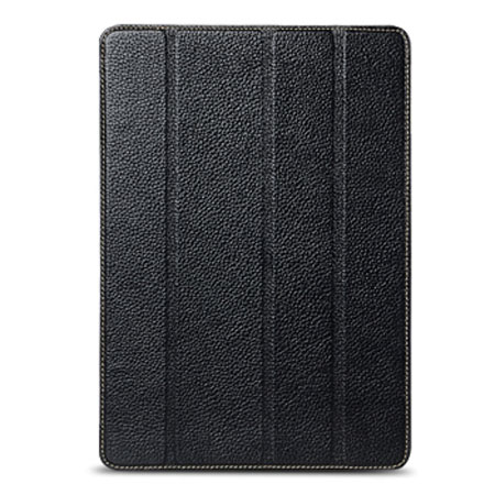 Melkco Slimme Genuine Premium Leather Cover for iPad Air - Black