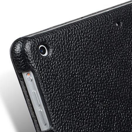 Melkco Slimme Genuine Premium Leather Cover for iPad Air - Black