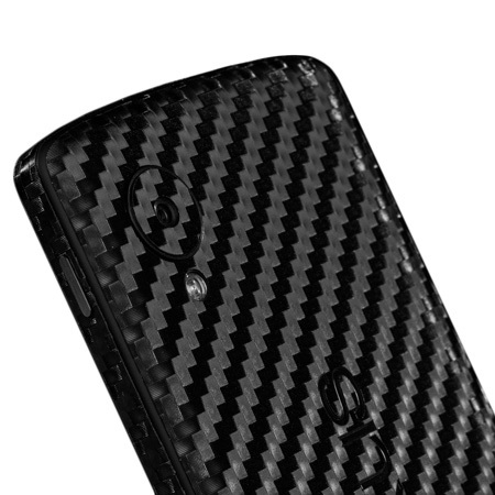 dbrand Textured Cover Nexus 5 Skin Black Carbon Fibre