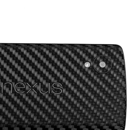 dbrand Textured Cover Nexus 5 Skin Black Carbon Fibre