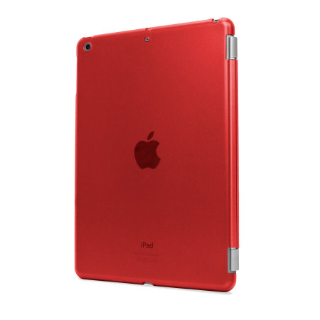 Smart Cover with Hard Back Case for iPad Air - Red