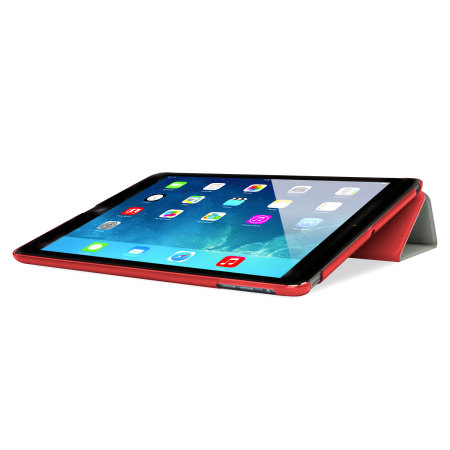 Smart Cover with Hard Back Case for iPad Air - Red