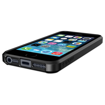 Spigen SGP Ultra Hybrid til iPhone 5S / 5 - Sort