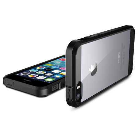 Spigen SGP Ultra Hybrid til iPhone 5S / 5 - Sort