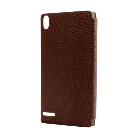 Huawei Edge Flip Case for Ascend P6 - Brown