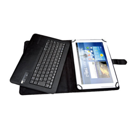 Kit Universele Bluetooth keyboard case voor 9-10 Inch tablets - Zwart