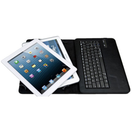 Kit Universele Bluetooth keyboard case voor 9-10 Inch tablets - Zwart