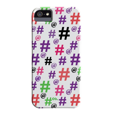 Case-Mate Barely There Case for iPhone 5S/5 - Hashtag Happy