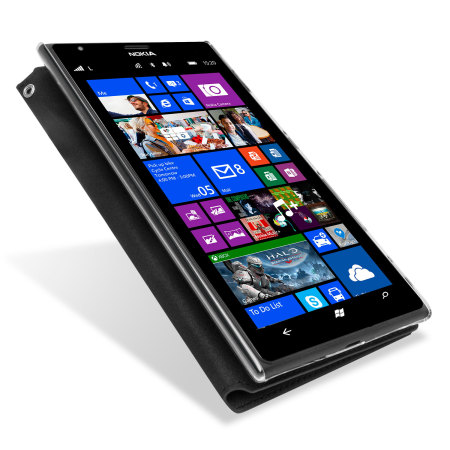 Capdase Sider Baco Folder Case for Nokia Lumia 1520 - Black / Clear