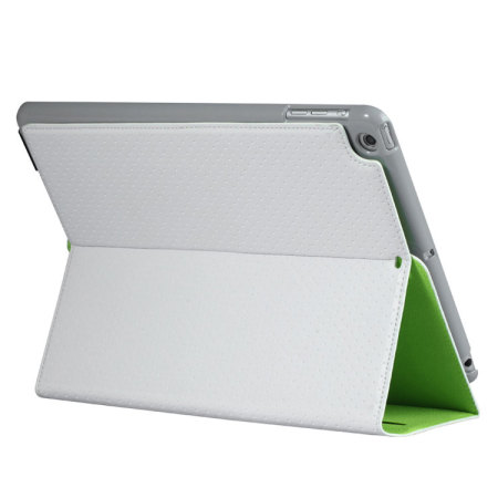 Capdase Folio Dot Folder Case for iPad Air - White / Grey