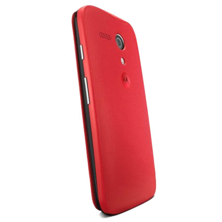 Horizontaal Meer Berg kleding op Official Motorola Moto G Flip Cover - Vivid Red Reviews