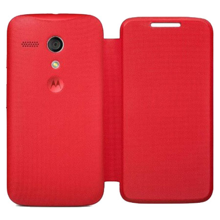 Leer zonsondergang Bediende Official Motorola Moto G Flip Cover - Vivid Red
