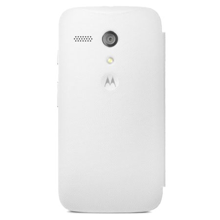 Funda oficial de tapa Motorola Moto G - Blanca