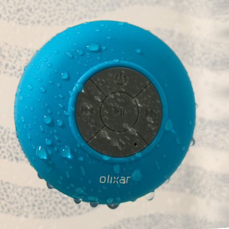 Enceinte de douche Olixar AquaFonik bluetooth - Bleue