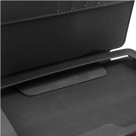 Folio Leather Style Stand Case for Kindle Fire HDX 7 - Black