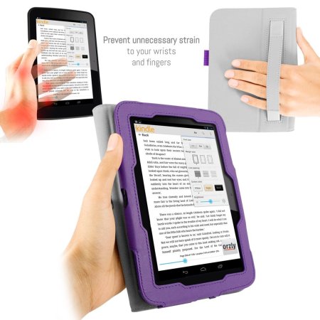 Orzly Stand and Type Case for Hudl Tablet - Purple