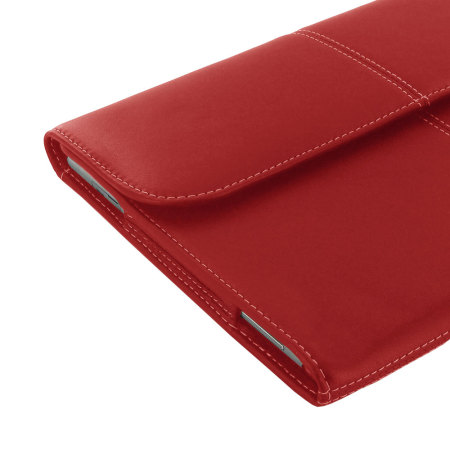PDair Leather Business Case for Galaxy Note 10.1 2014 - Red