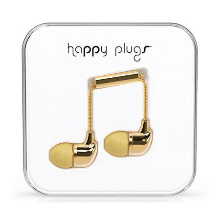 Happy Plugs In-Ear Earphones Deluxe Edition - Gold