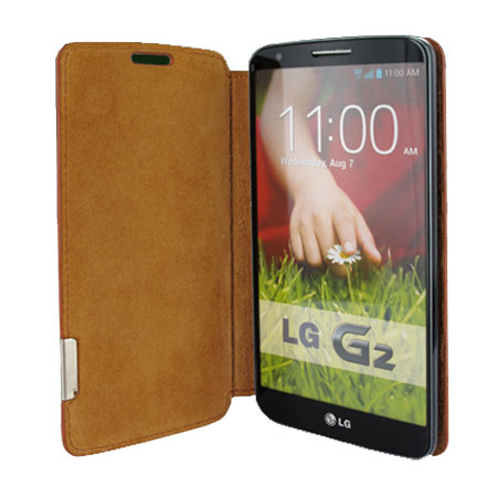 Piel Frama Frama Real Leather Slim Case for LG G2 - Tan