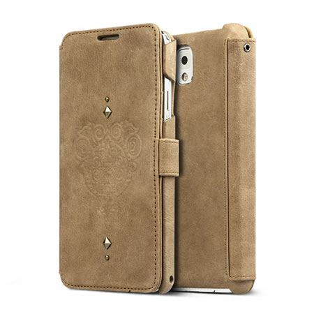 Zenus Retro Vintage Diary Case Samsung Galaxy Note 3 - Vintage Brown