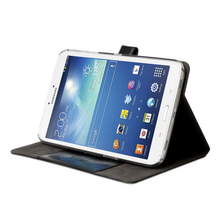 Zenus Lettering Diary for Samsung Galaxy Tab 3 8.0 - Black