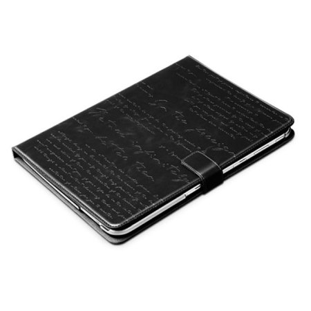 Zenus Lettering Diary for Samsung Galaxy Tab 3 10.1 - Black