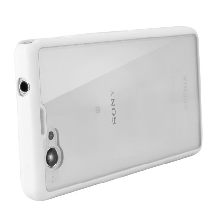 Roxfit Gel Shell Case Sony Xperia Z1 Compact - White / Clear