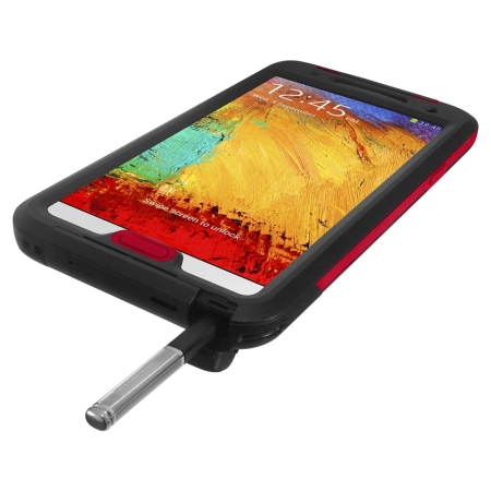 Seidio Galaxy Note 3 OBEX Waterproof Case - Black/Red