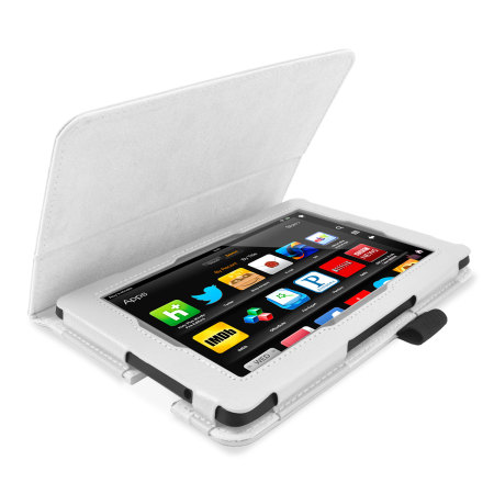Funda Stand and Type para Kindle Fire HD 2013 - Blanca