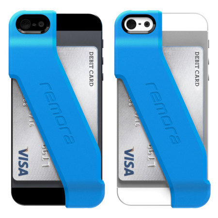 Remora Wallet Case for iPhone 5S / 5 - Electric Blue