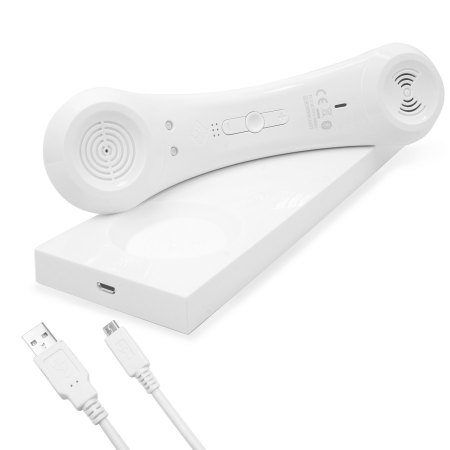 Native Union Curve Bluetooth Handset with Base - High Gloss White