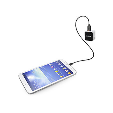 Chargeur secteur Dual USB Capdase – Blanc
