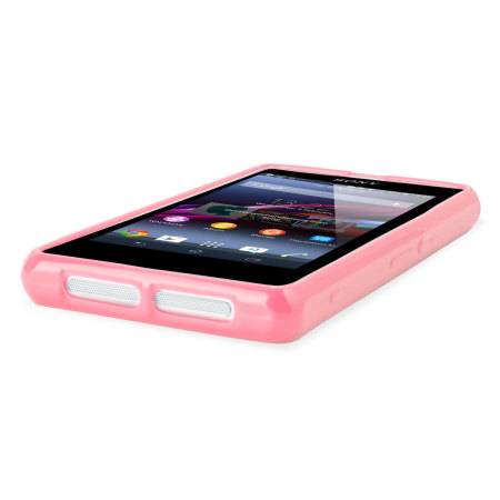 Flexishield Case for Sony Xperia Z1 Compact- Powder Pink