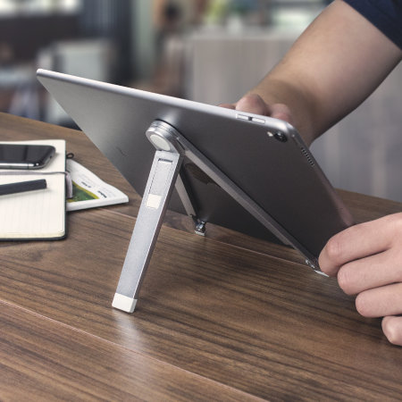 Olixar Universal Adjustable Tablet Desk Stand - Silver