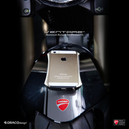 Draco Ducat Venture A Aluminium Bumper for iPhone 5S / 5 - Gold