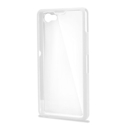Muvit Bimat Back Case Xperia Z1 Compact Hülle in Transparent Weiß