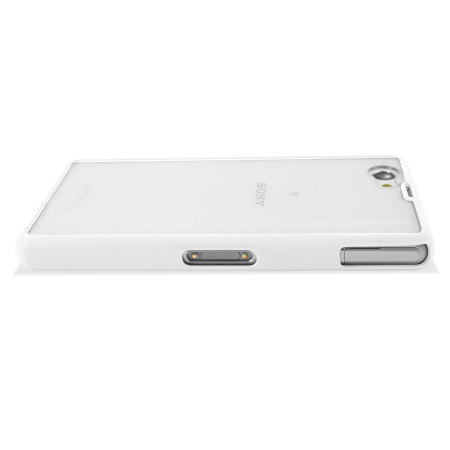 Muvit Bimat Back Case Xperia Z1 Compact Hülle in Transparent Weiß